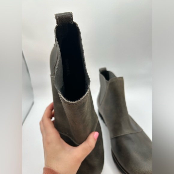 COPY - SOREL Harlow Chelsea Rain Boot Waterproof Leather Ankle Booties in gray … - Picture 11 of 12